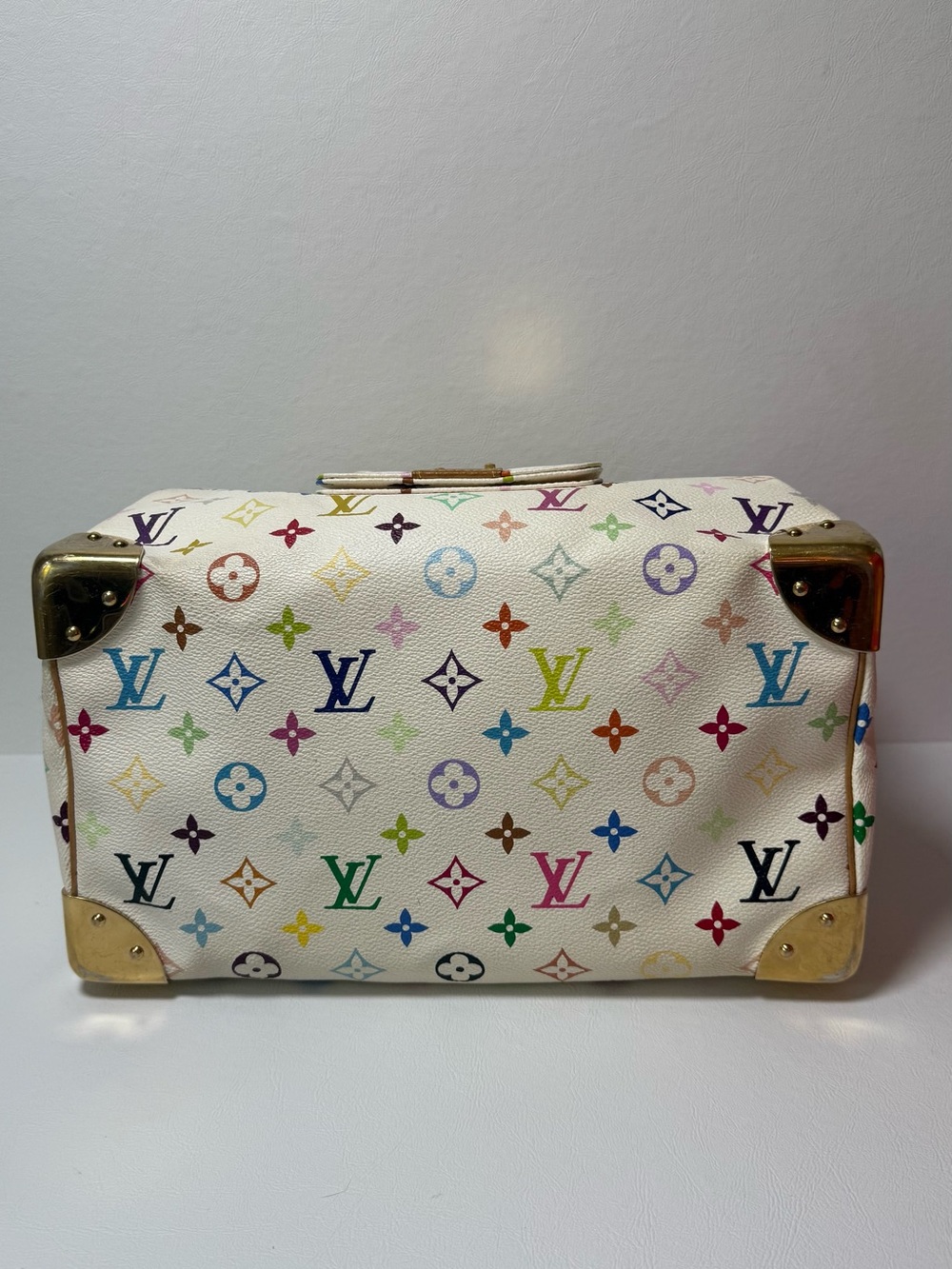 Louis Vuitton 2004 Limited Edition Takashi Murakami Speedy Trunk Bag - Picture 4 of 6